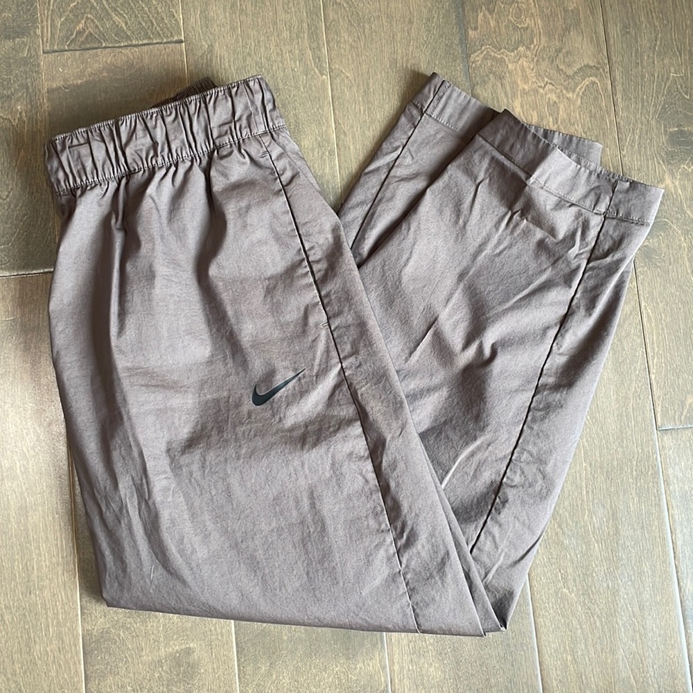 Nike high rise nylon pants. Size M.